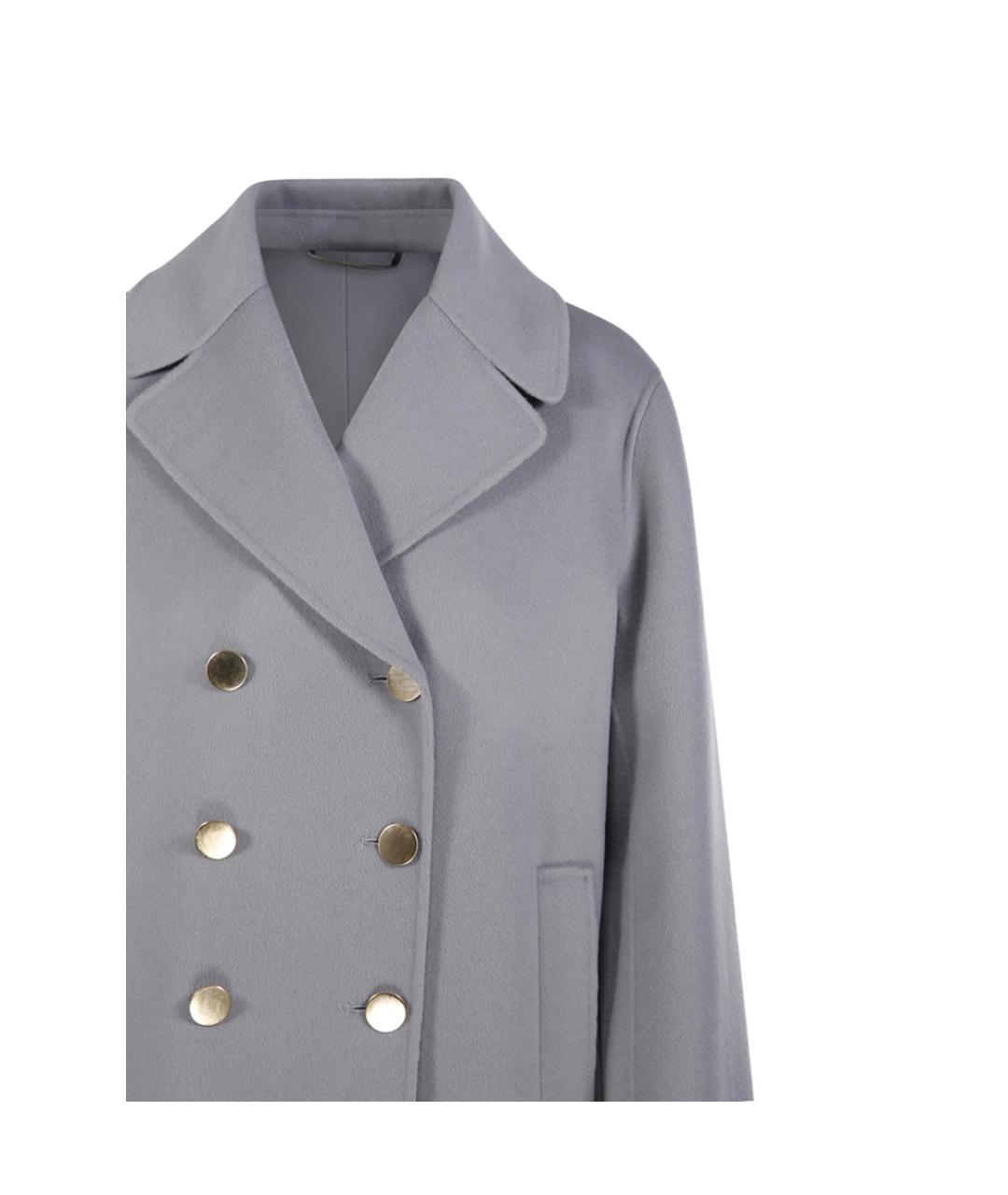 'S MAX MARA Серое шерстяное пальто, фото 3