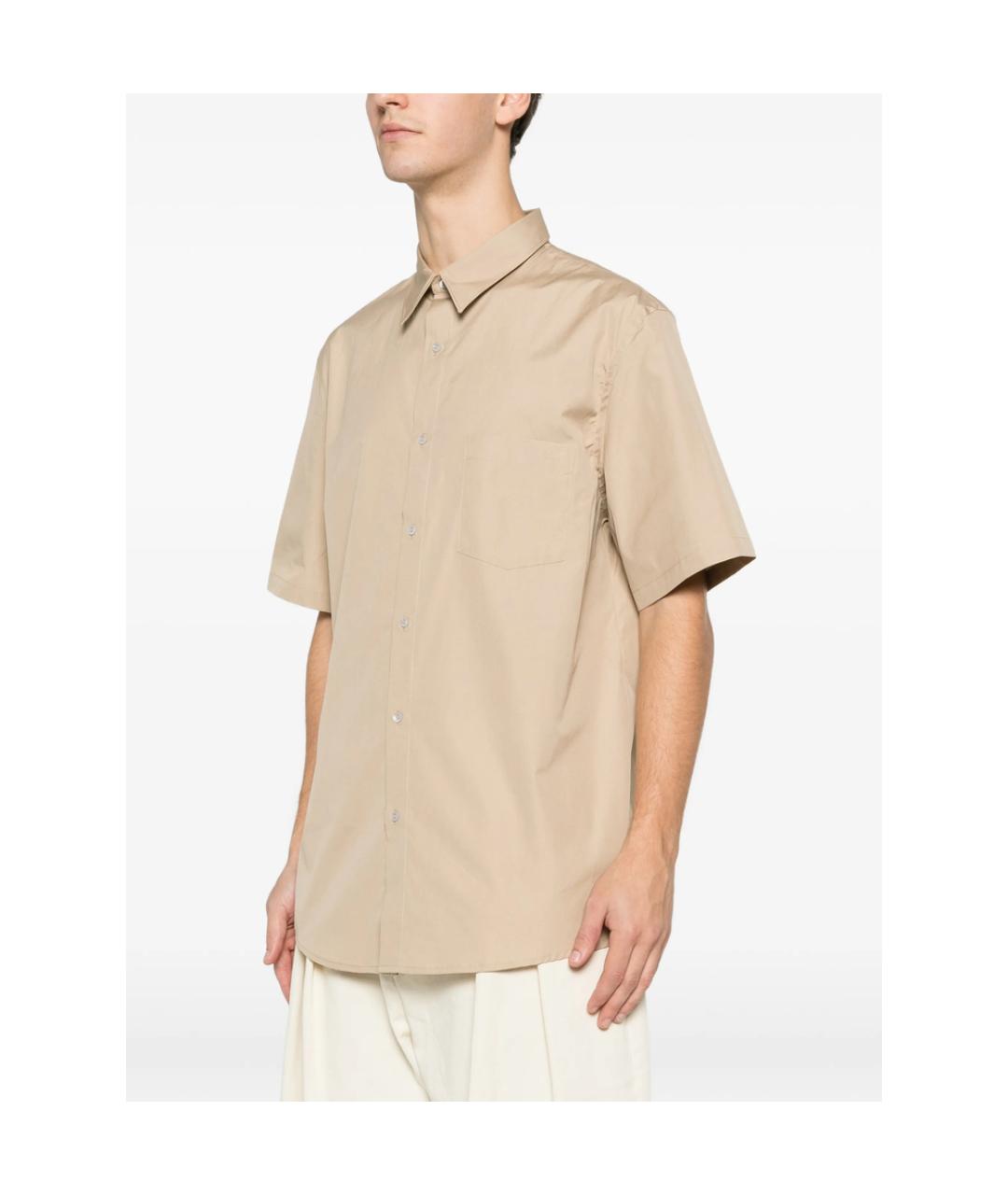 A.P.C. Бежевая хлопковая кэжуал рубашка, фото 2