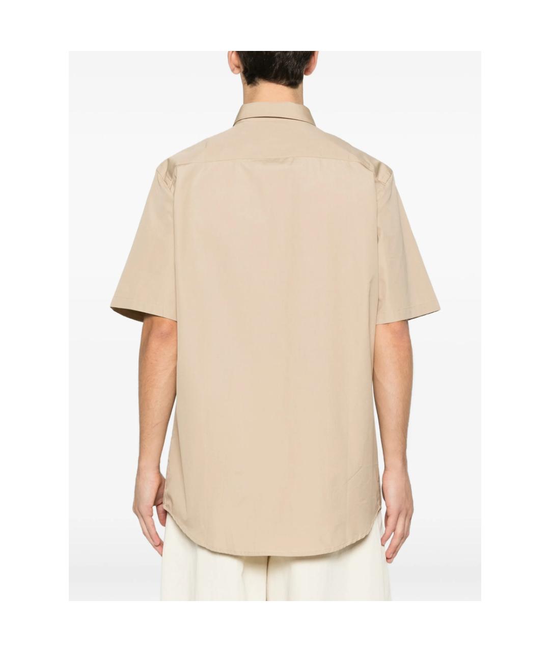 A.P.C. Бежевая хлопковая кэжуал рубашка, фото 4