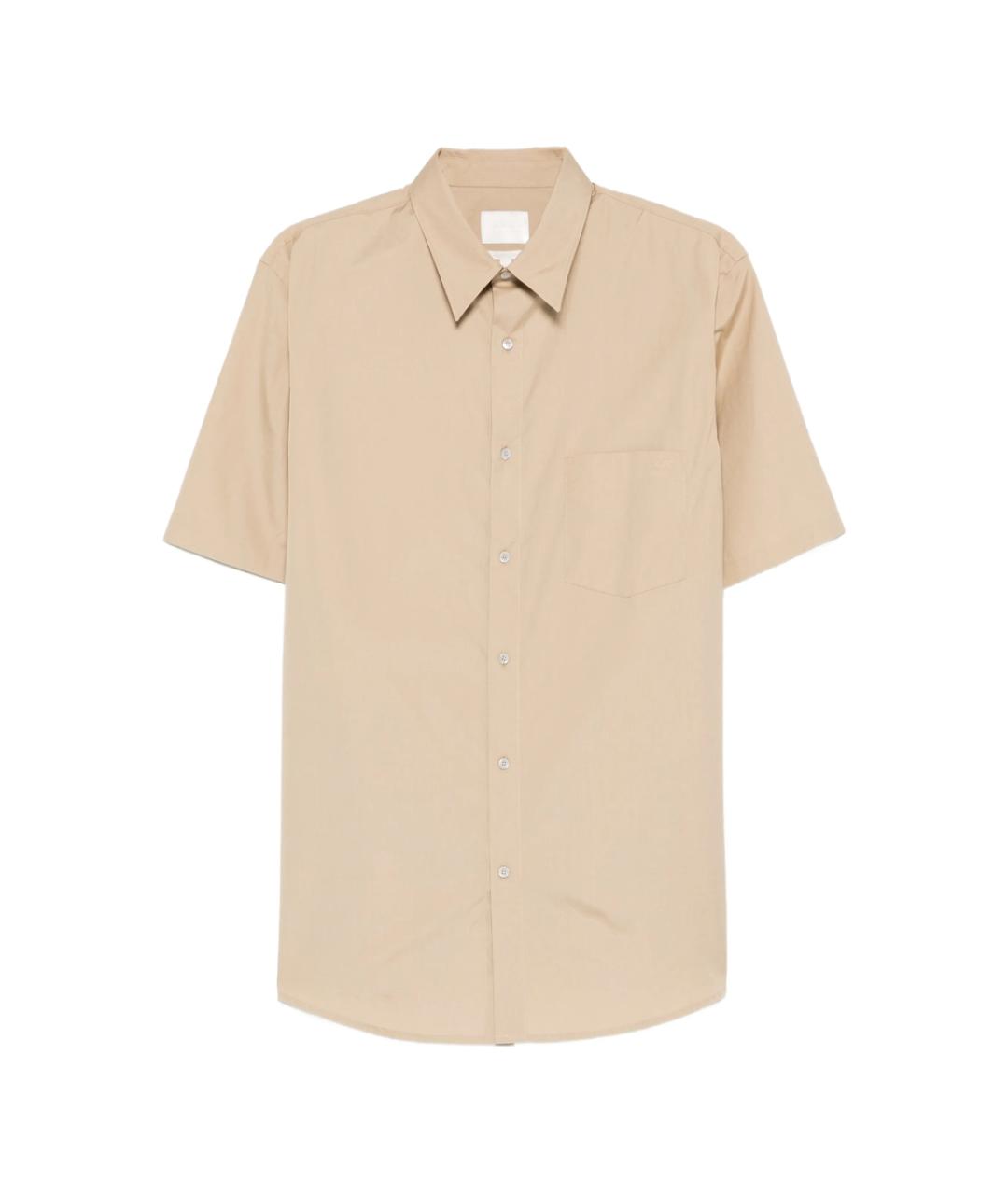 A.P.C. Бежевая хлопковая кэжуал рубашка, фото 1