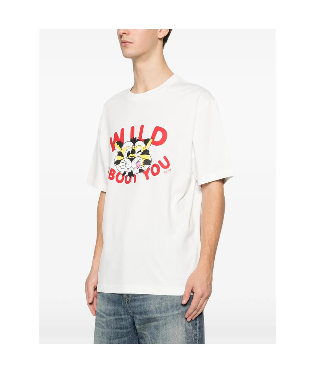 KENZO Белая хлопковая футболка, фото 5
