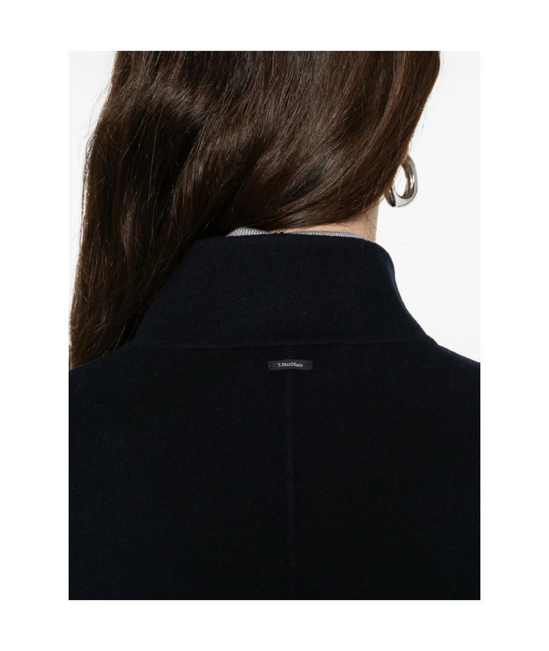 'S MAX MARA Черная шерстяная куртка, фото 2
