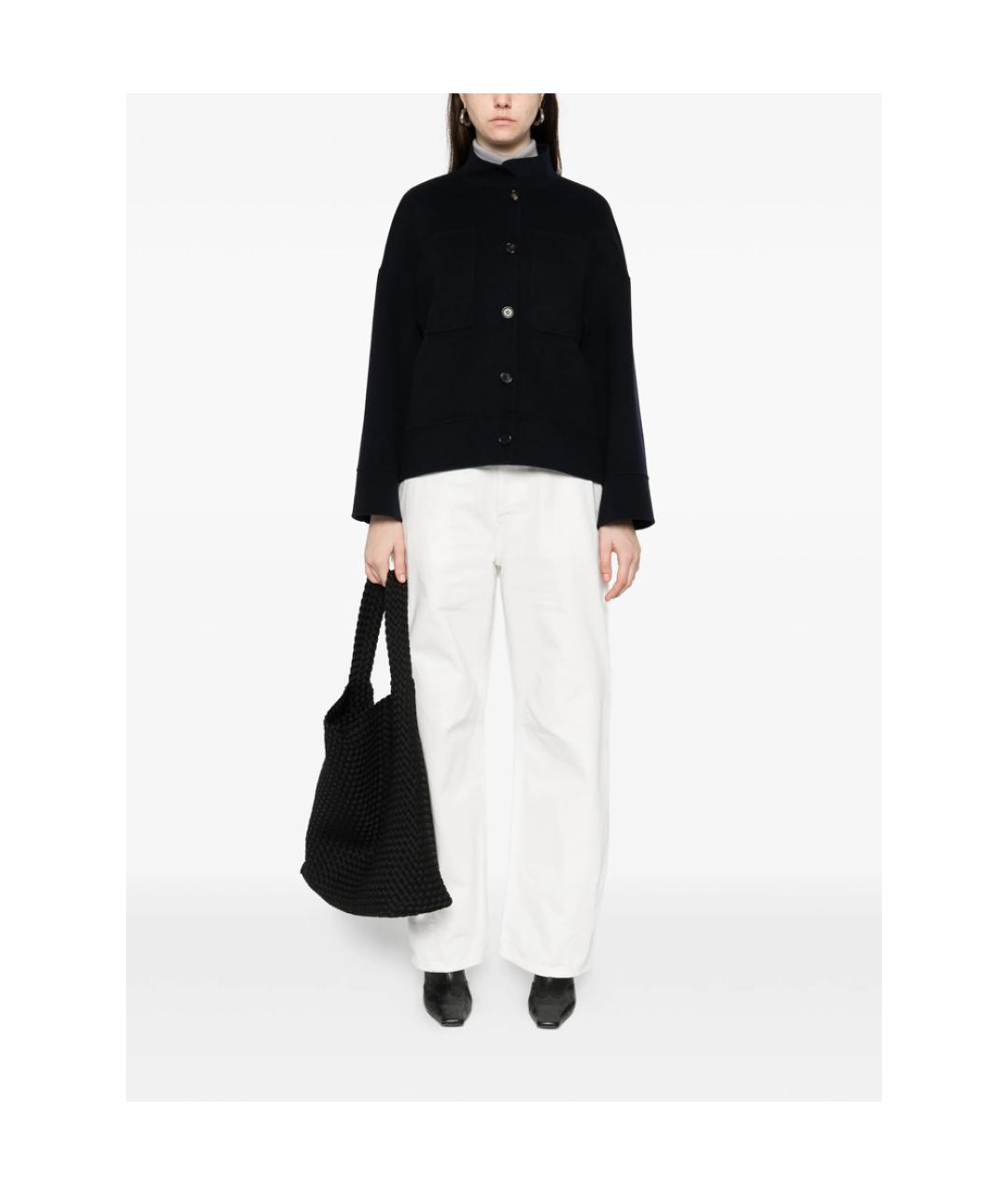 'S MAX MARA Черная шерстяная куртка, фото 4
