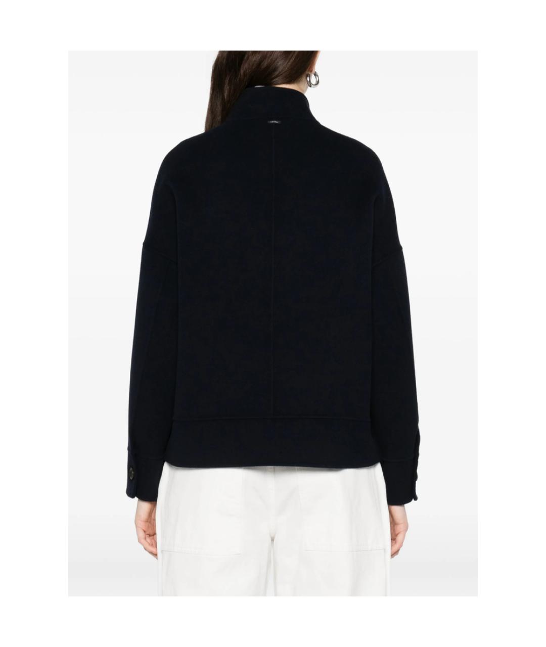 'S MAX MARA Черная шерстяная куртка, фото 3