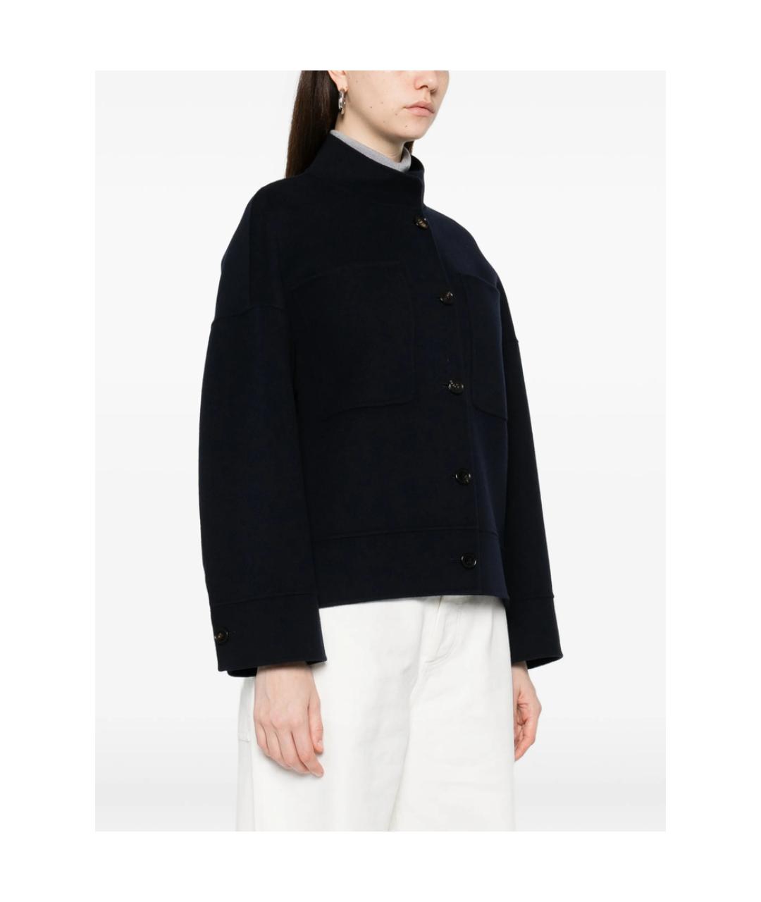 'S MAX MARA Черная шерстяная куртка, фото 5