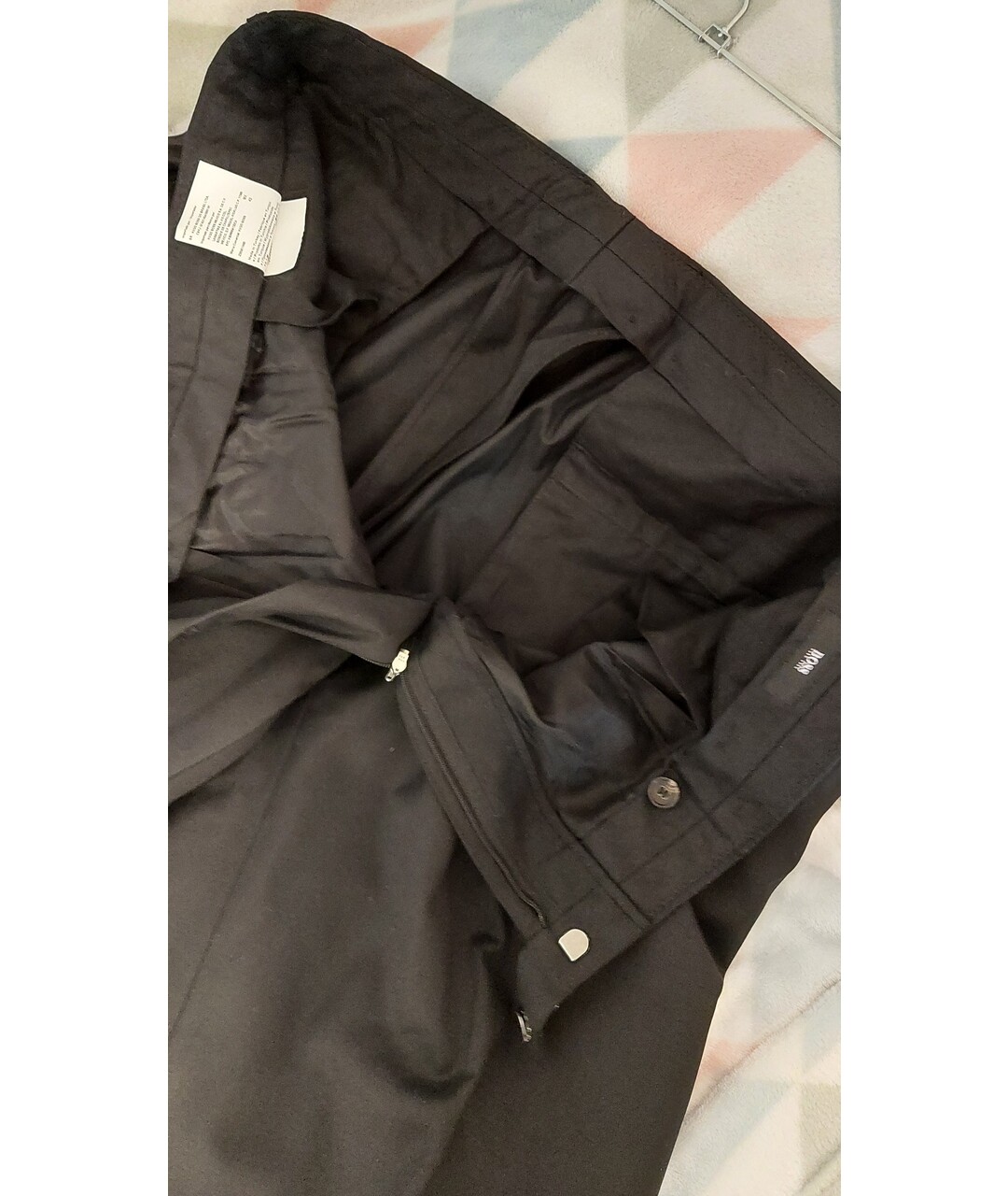 HUGO BOSS Черные шерстяные классические брюки, фото 3