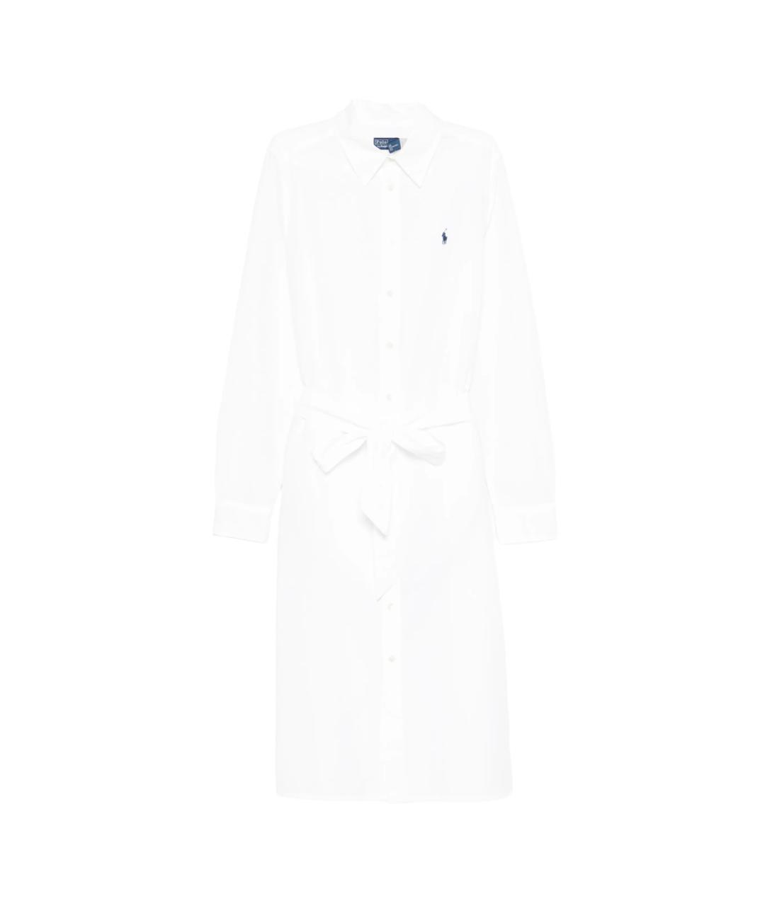 RALPH LAUREN Белое повседневное платье, фото 1