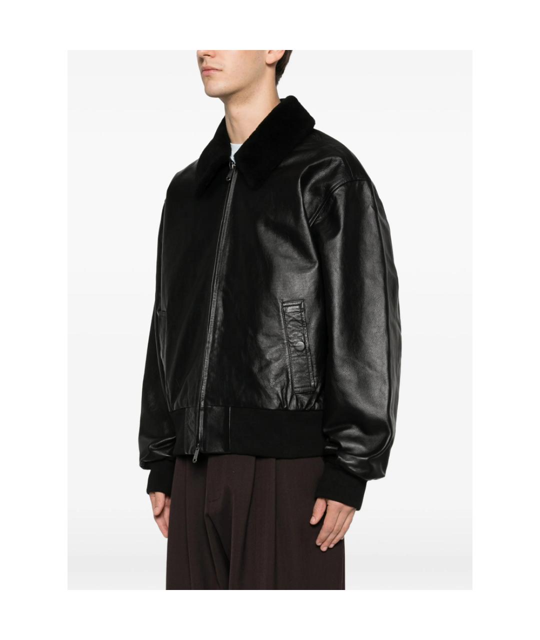 CALVIN KLEIN Черная полиэстеровая куртка, фото 2
