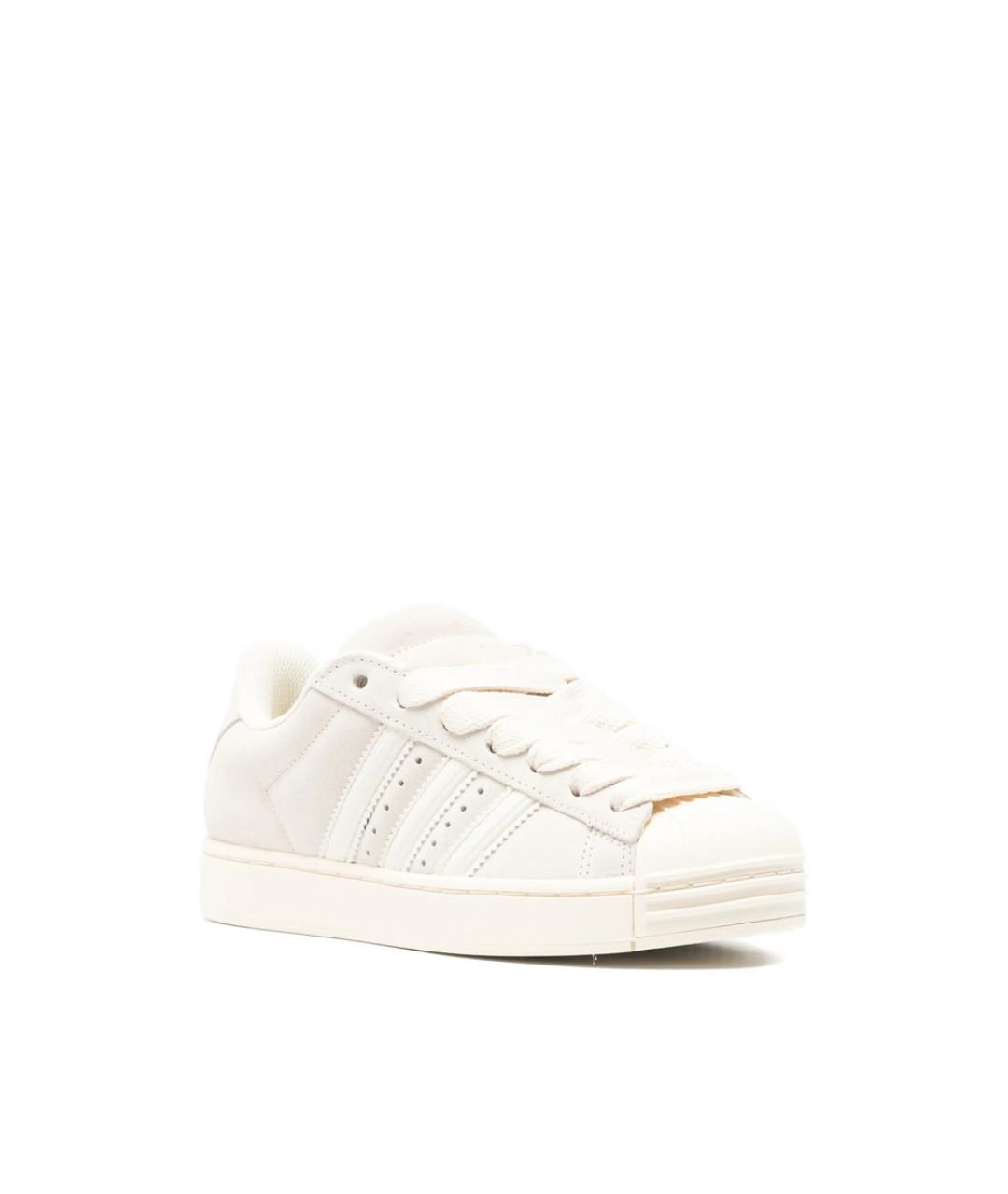 ADIDAS Белые замшевые кеды, фото 3