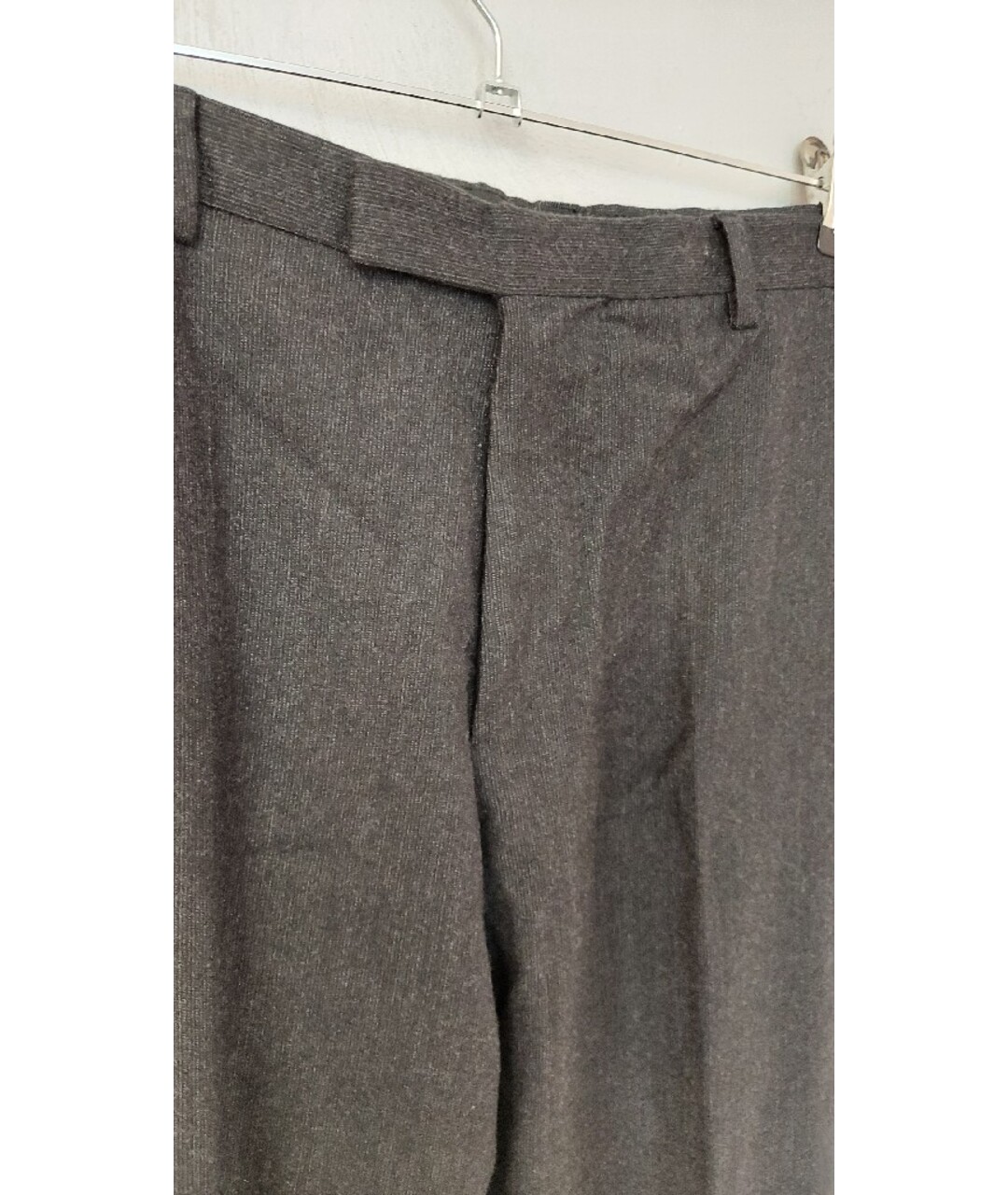 HUGO BOSS Серые шерстяные классические брюки, фото 8