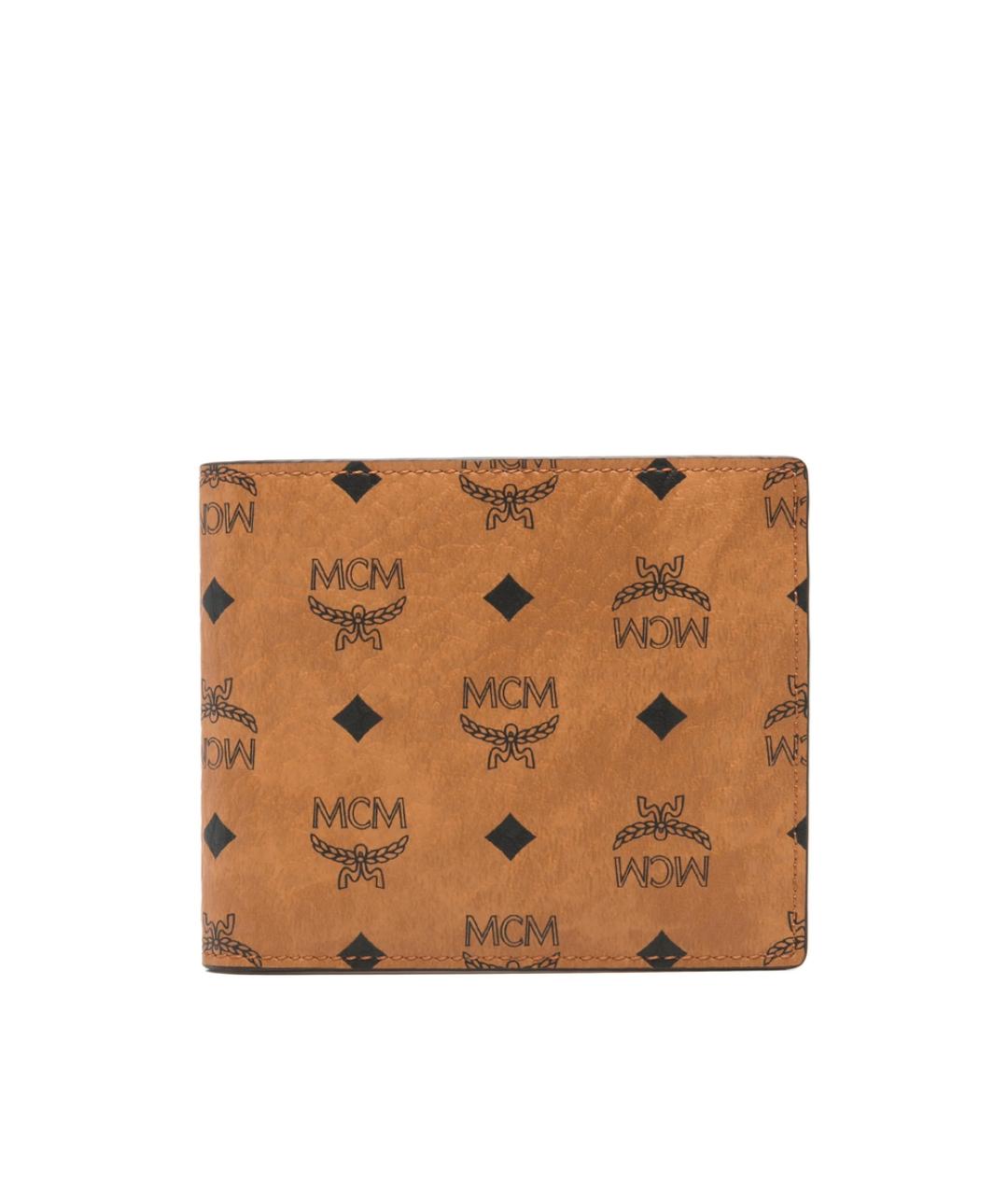MCM Коричневый кожаный кошелек, фото 1