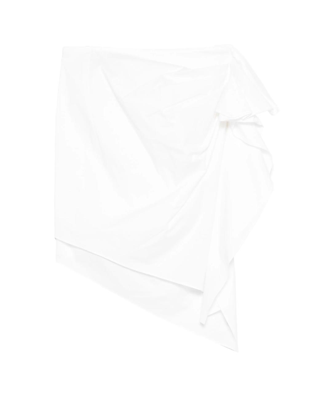 THE GARMENT Белая хлопковая юбка мини, фото 1