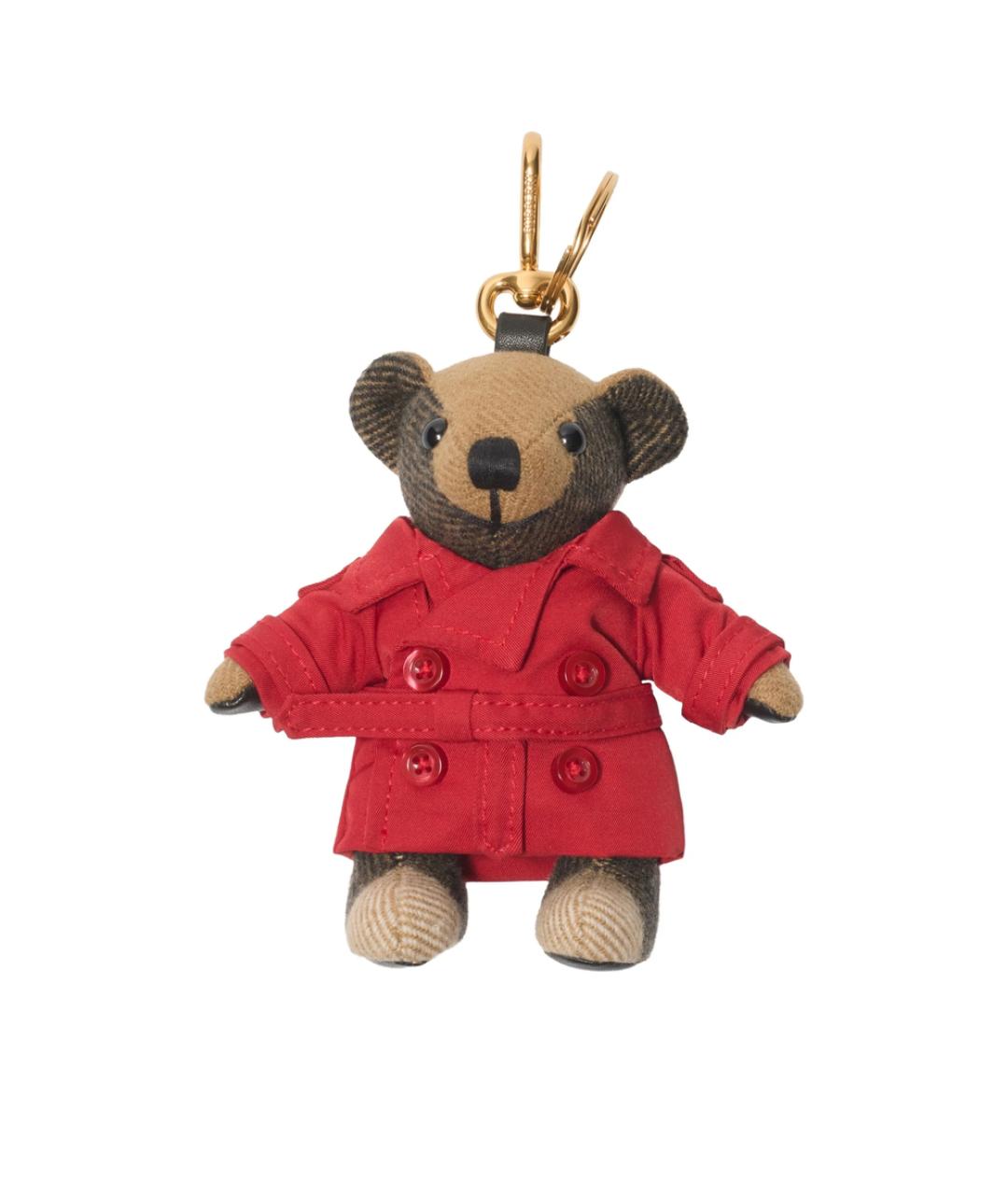 BURBERRY Красный брелок, фото 3