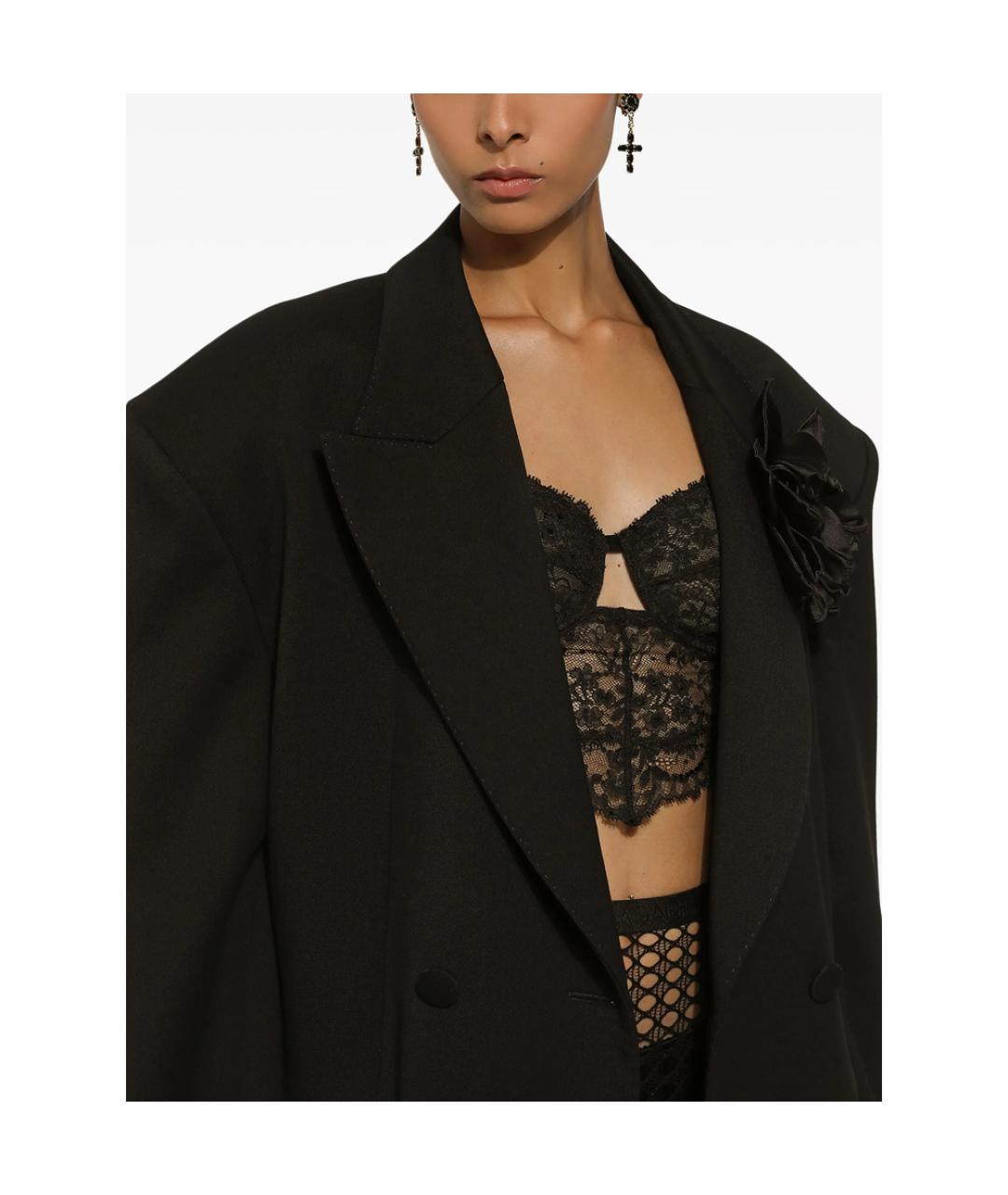 DOLCE&GABBANA Золотые металлические серьги, фото 3