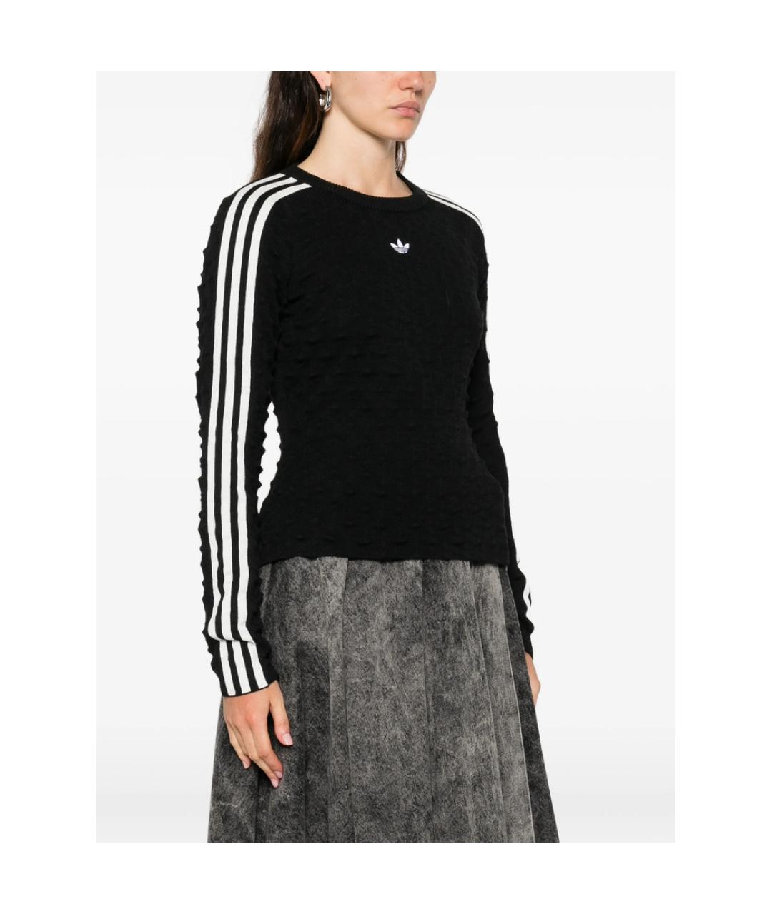 ADIDAS Черный полиэстеровый джемпер / свитер, фото 5