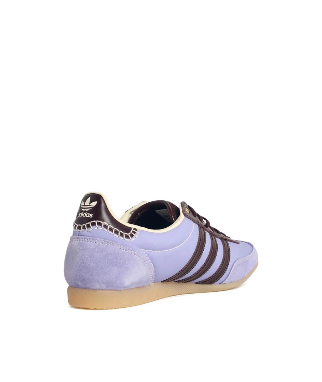 ADIDAS Фиолетовые кожаные низкие кроссовки / кеды, фото 2