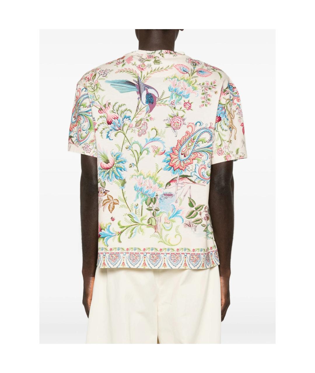 ETRO Мульти хлопковая футболка, фото 4