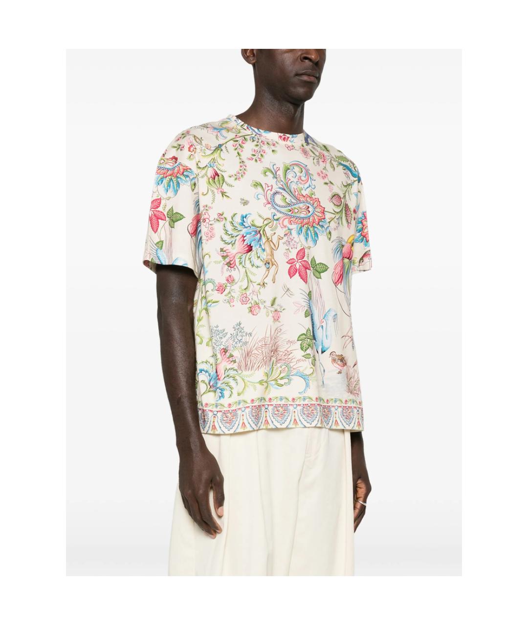 ETRO Мульти хлопковая футболка, фото 5