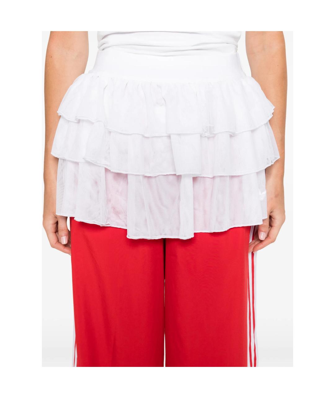 ADIDAS Красные полиэстеровые спортивные брюки и шорты, фото 6