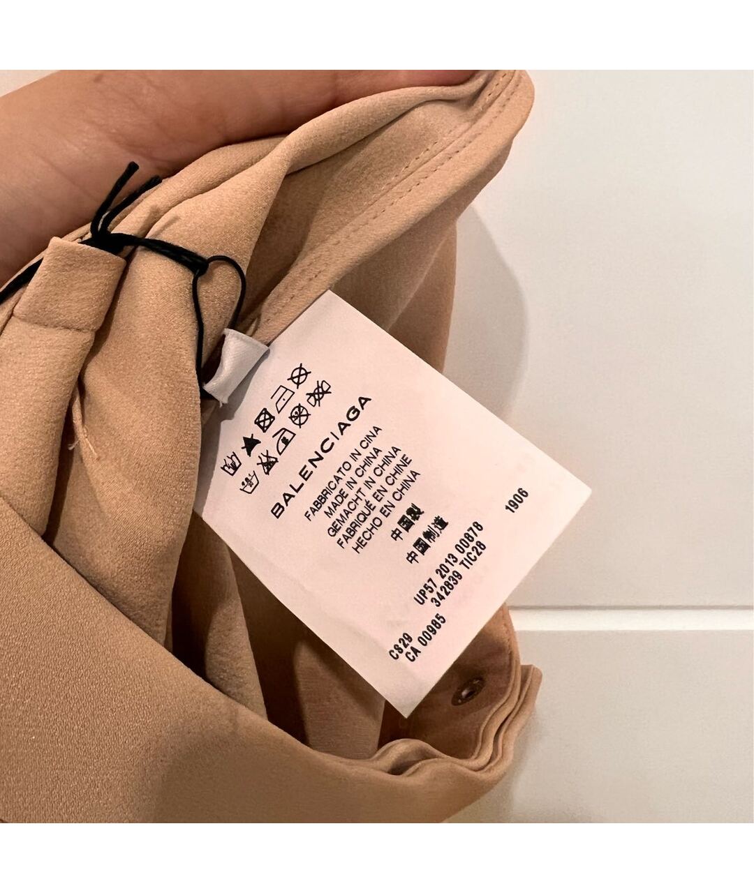 BALENCIAGA Бежевые шорты, фото 5