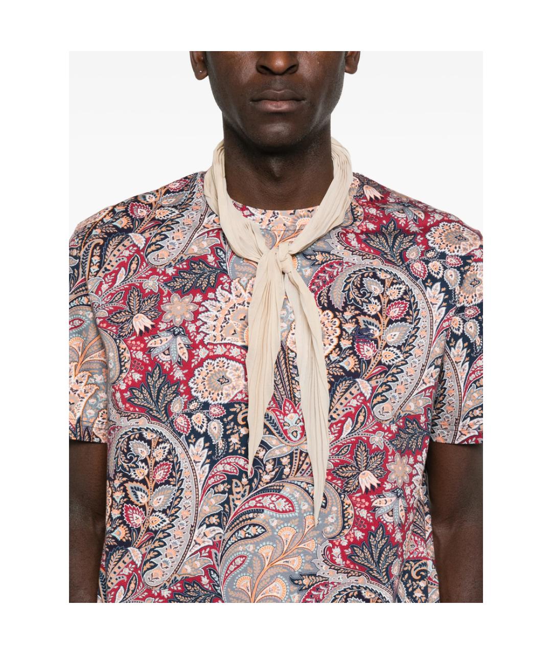 ETRO Мульти хлопковая футболка, фото 4