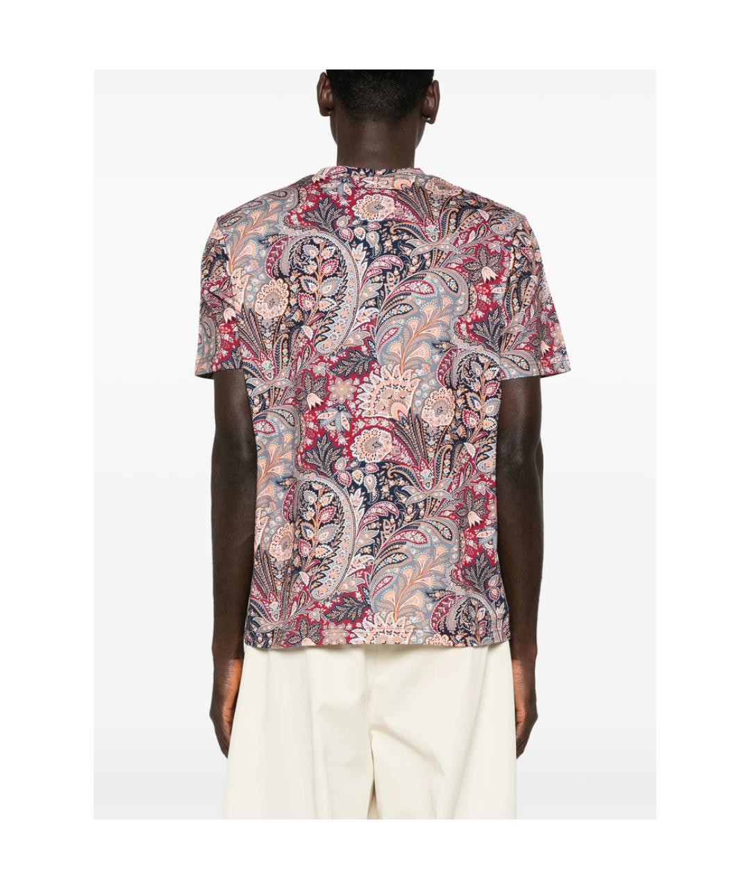 ETRO Мульти хлопковая футболка, фото 5
