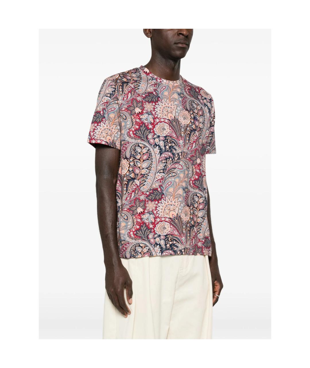 ETRO Мульти хлопковая футболка, фото 2