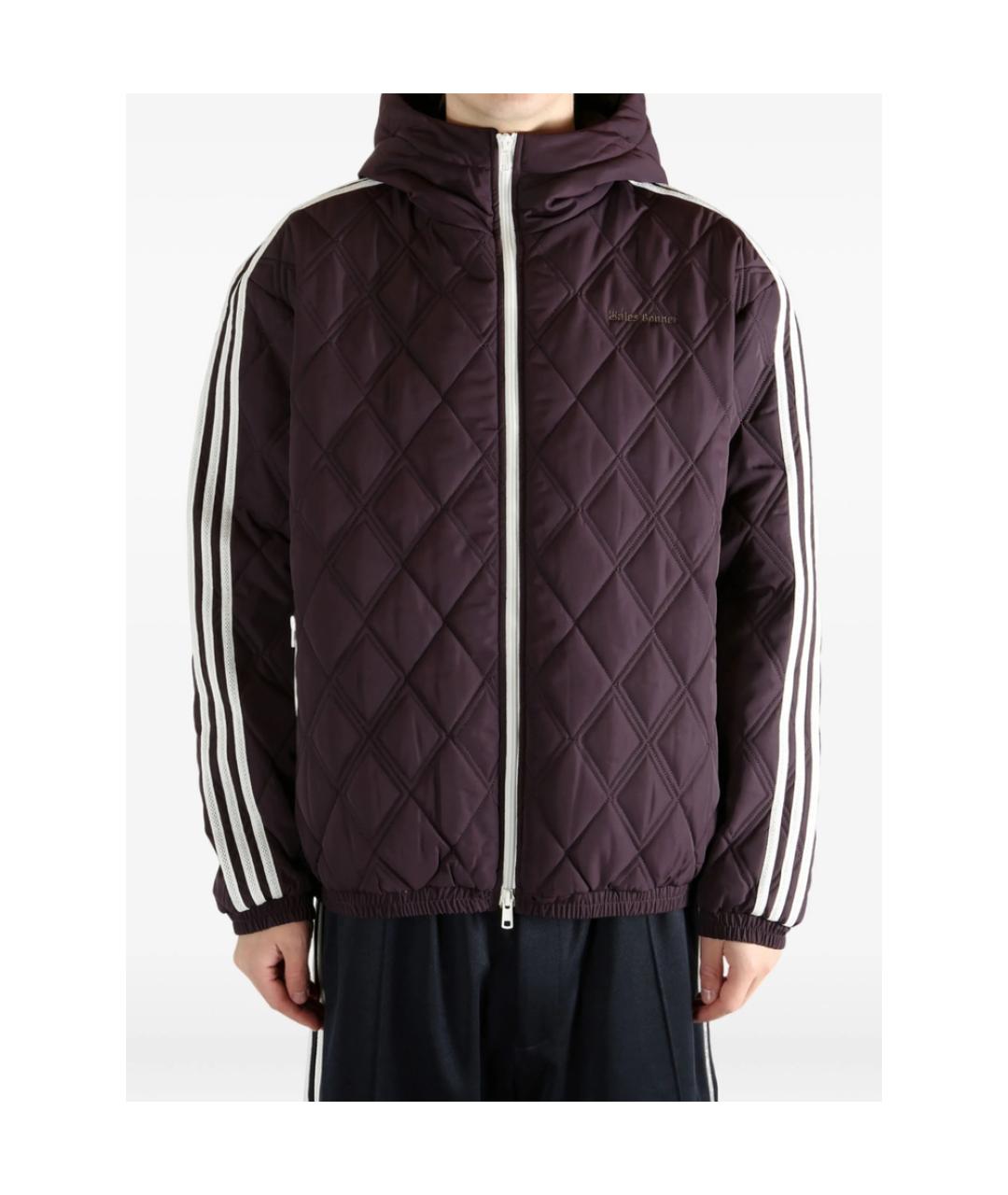 ADIDAS Фиолетовая полиэстеровая куртка, фото 4