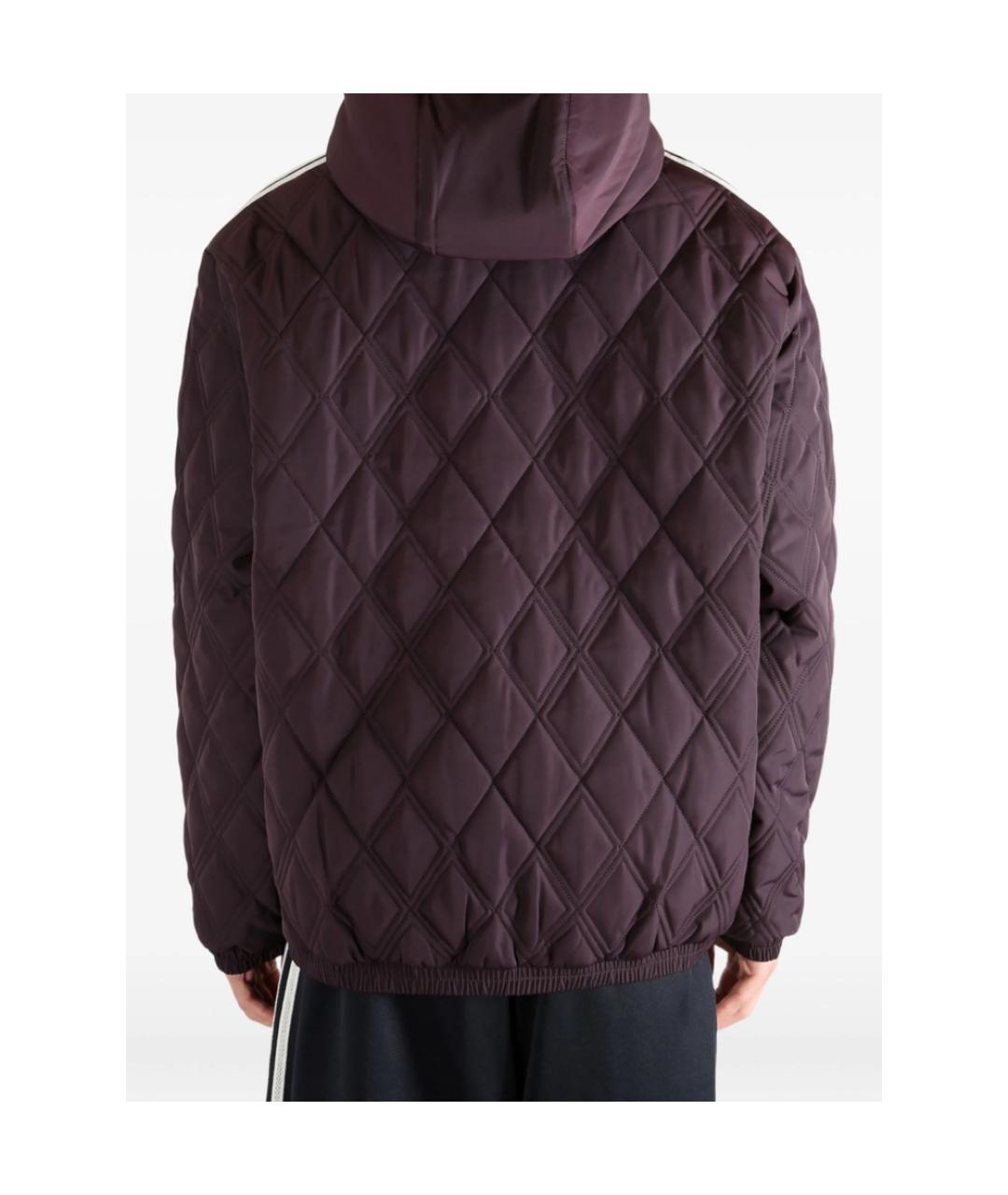 ADIDAS Фиолетовая полиэстеровая куртка, фото 3