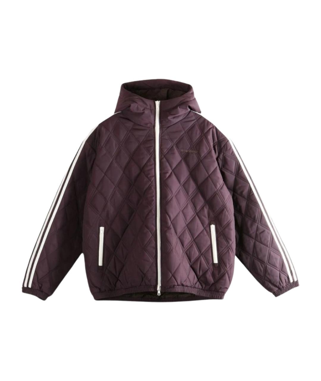 ADIDAS Фиолетовая полиэстеровая куртка, фото 1