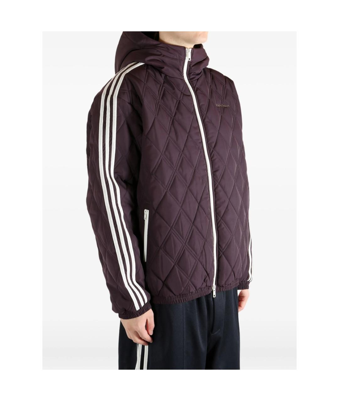 ADIDAS Фиолетовая полиэстеровая куртка, фото 2