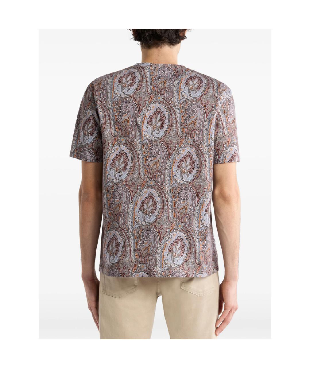 ETRO Мульти хлопковая футболка, фото 5