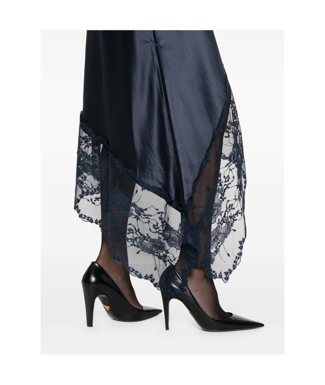 BY MALENE BIRGER Синее полиэстеровое коктейльное платье, фото 4