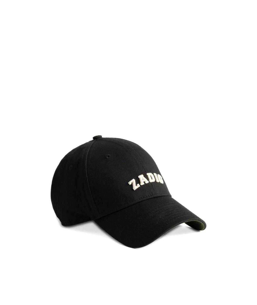 ZADIG & VOLTAIRE Черная хлопковая кепка, фото 4