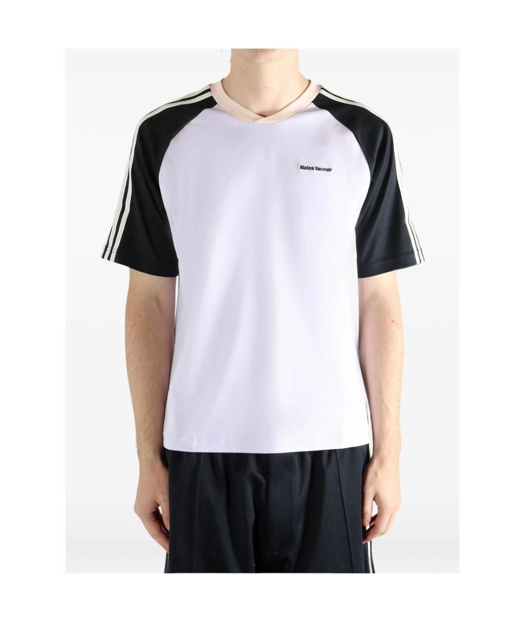 ADIDAS Белая хлопковая футболка, фото 4