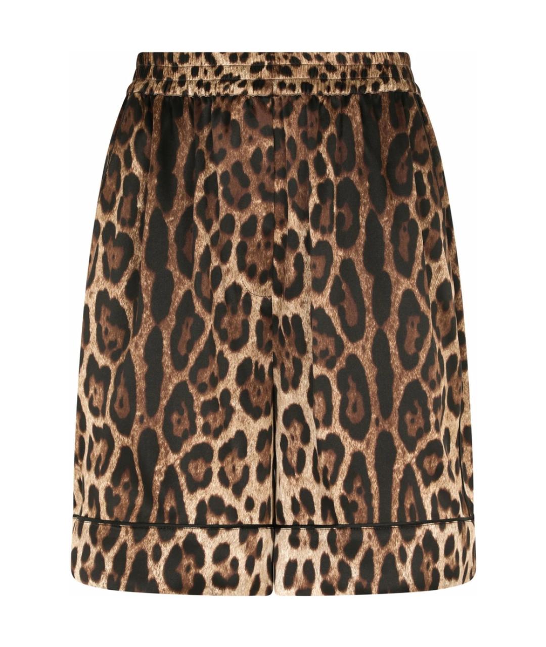 DOLCE&GABBANA Мульти шелковые шорты, фото 1