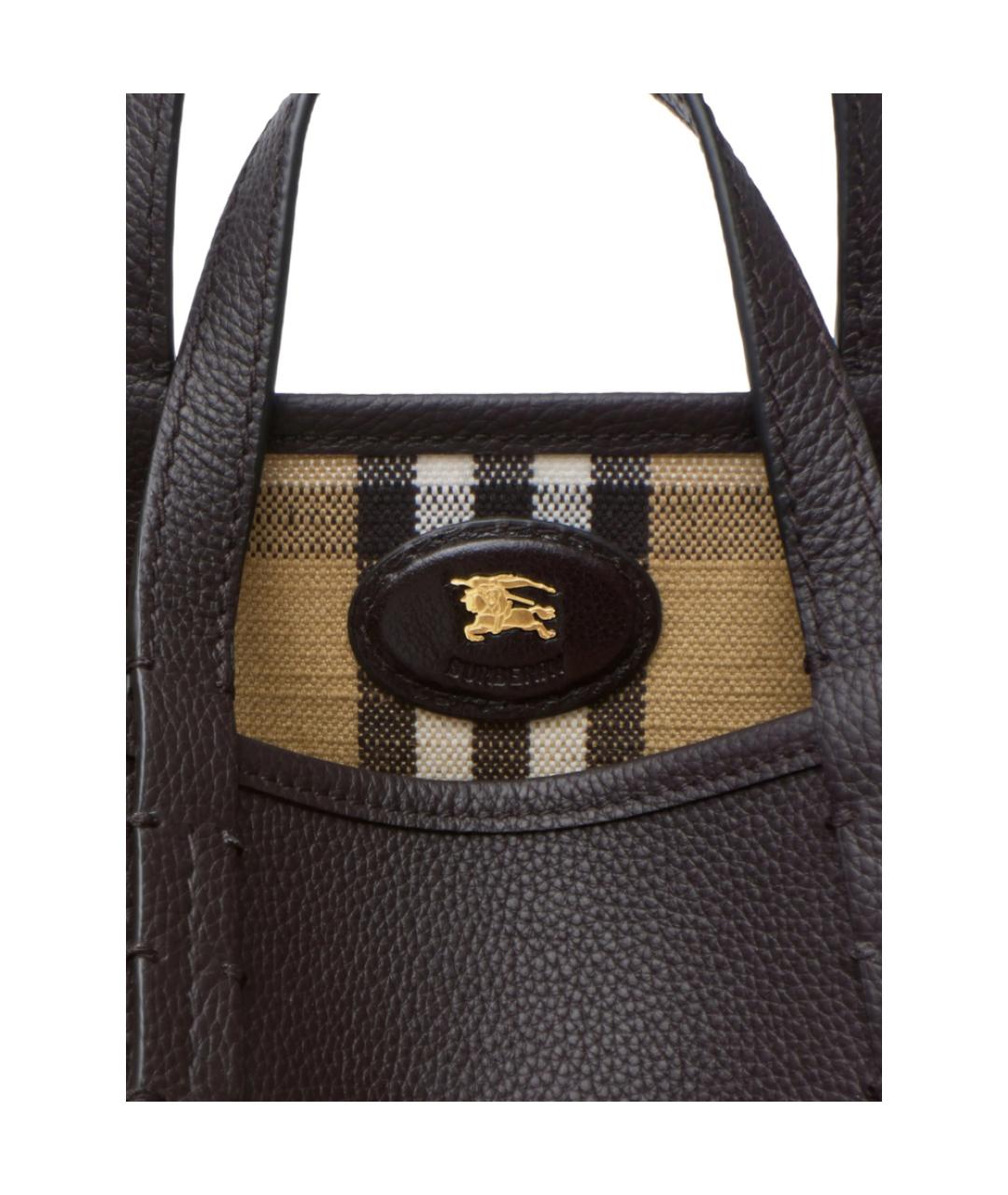 BURBERRY Мульти кожаная сумка тоут, фото 2