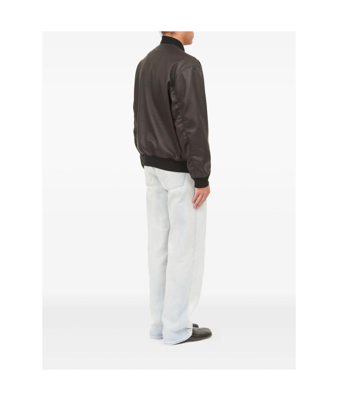 MM6 MAISON MARGIELA Черная полиэстеровая куртка, фото 3