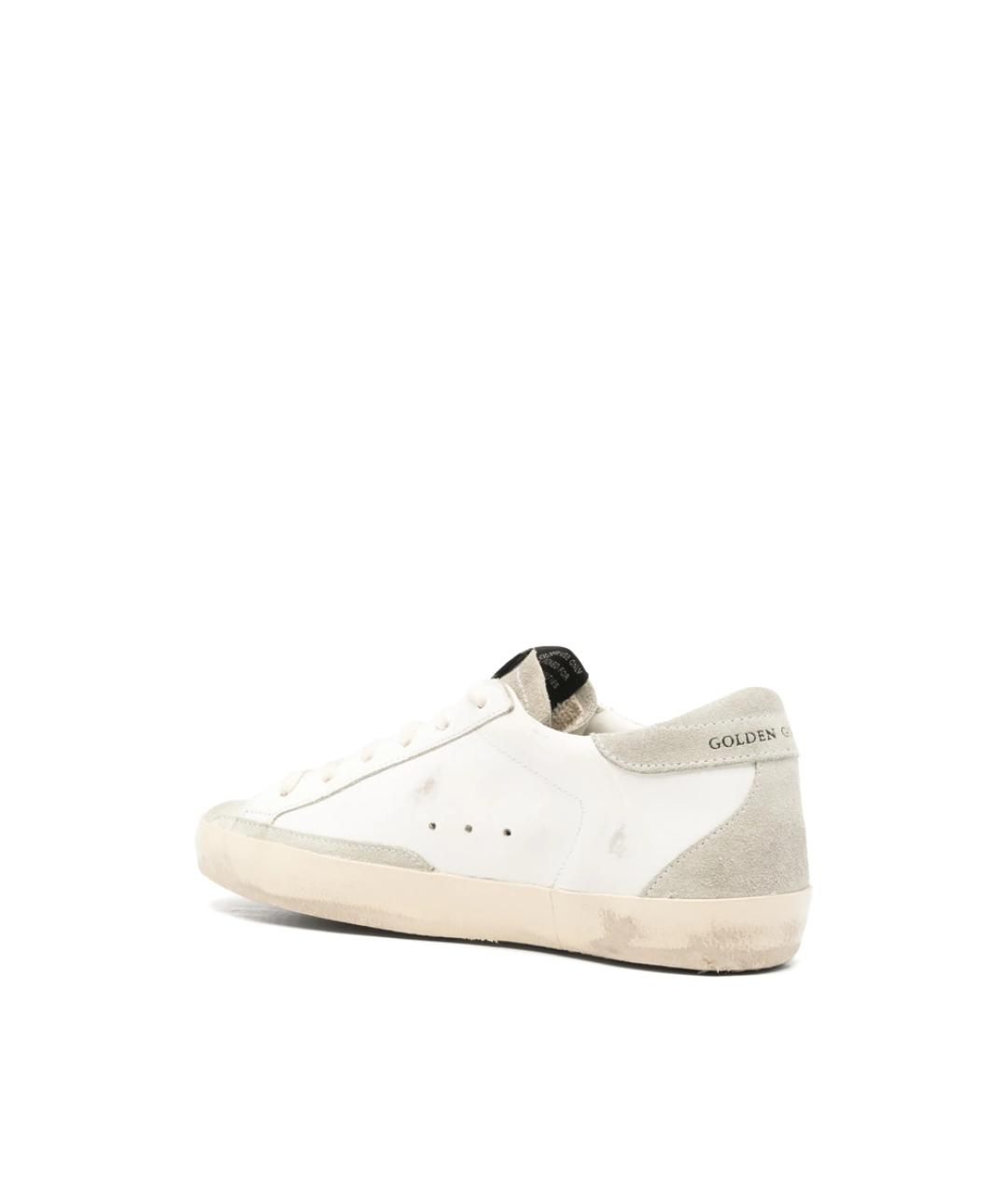 GOLDEN GOOSE DELUXE BRAND Белые кожаные кроссовки, фото 3