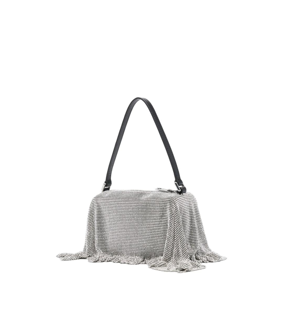 ALEXANDER WANG Серебряная сумка через плечо, фото 3