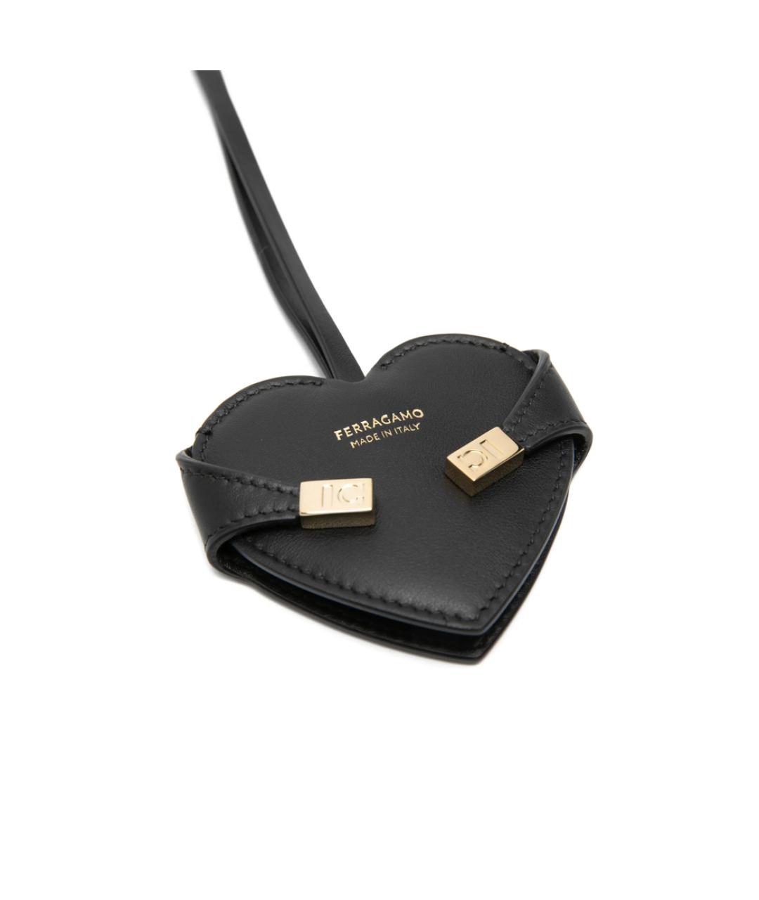 FERRAGAMO Черный брелок, фото 3