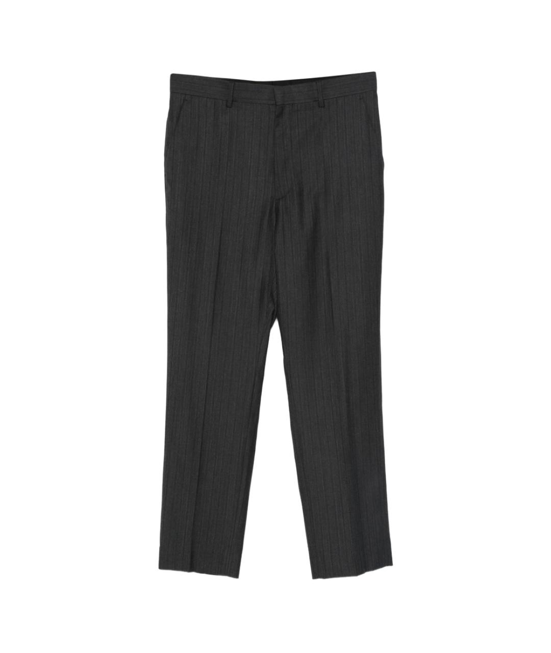 MM6 MAISON MARGIELA Синие хлопковые классические брюки, фото 1