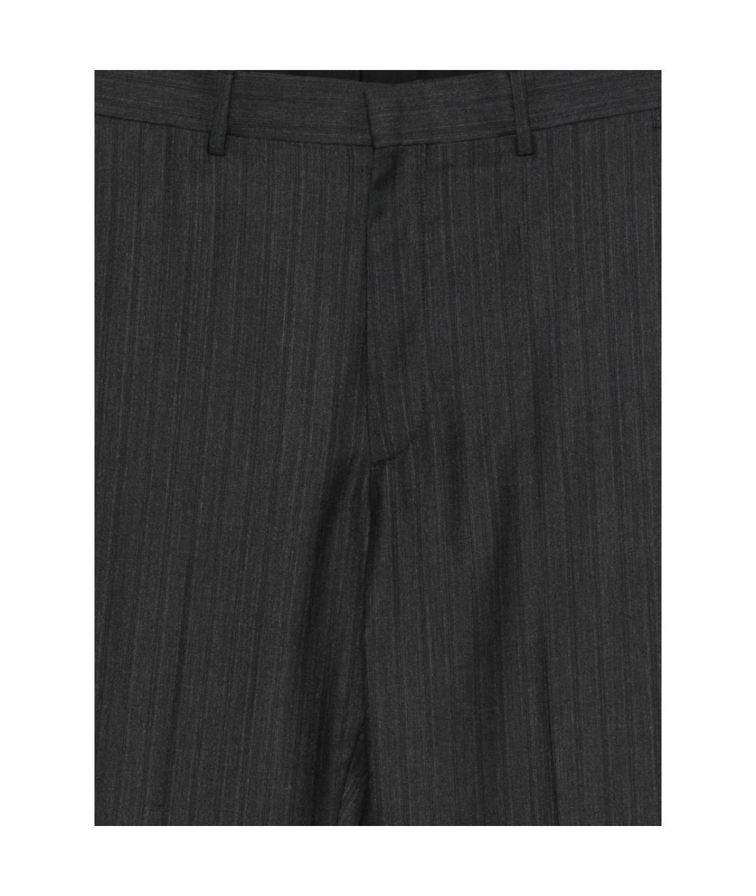 MM6 MAISON MARGIELA Синие хлопковые классические брюки, фото 2