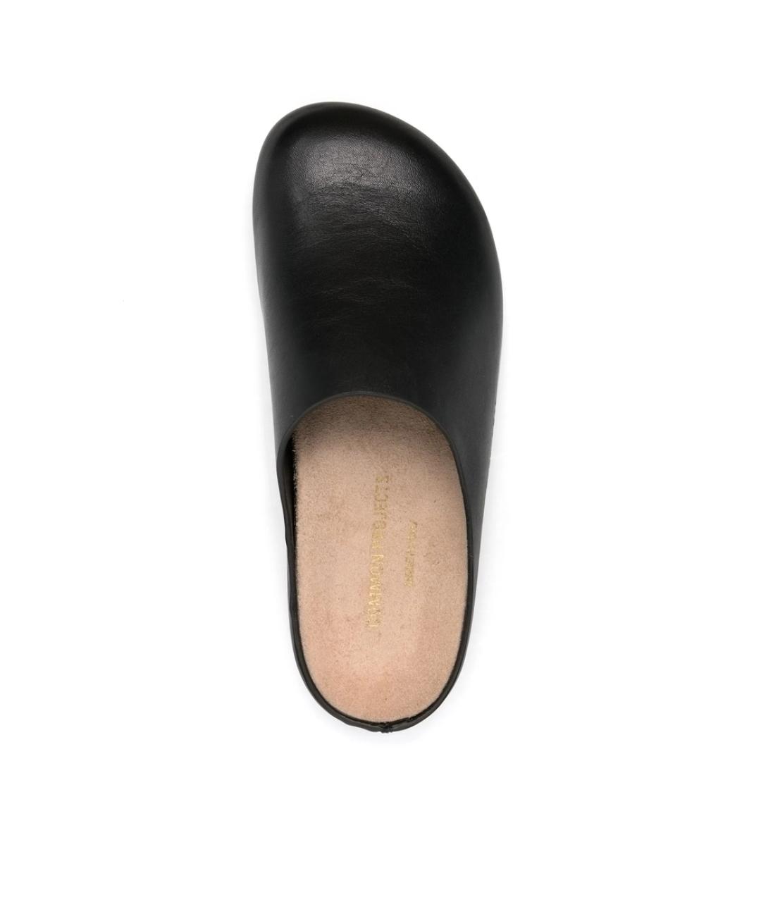 COMMON PROJECTS Черные кожаные мюли, фото 3