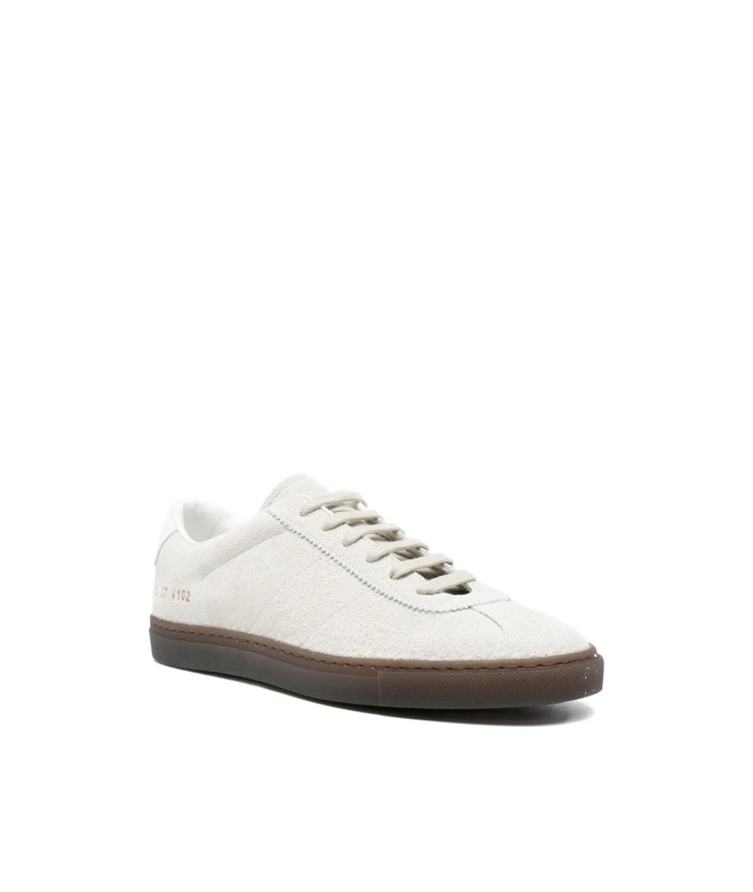 COMMON PROJECTS Белые замшевые кеды, фото 3
