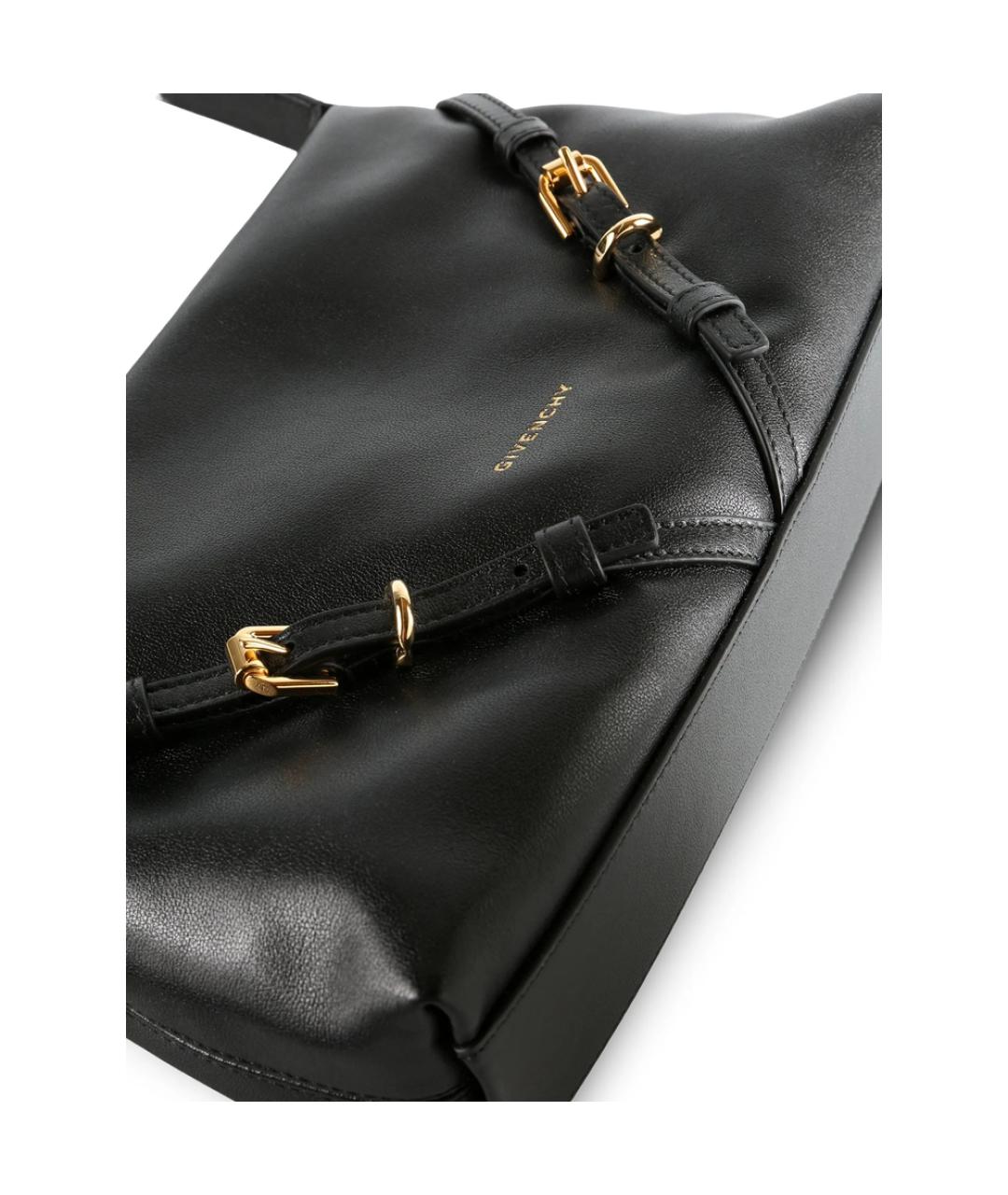GIVENCHY Черная кожаная сумка через плечо, фото 3