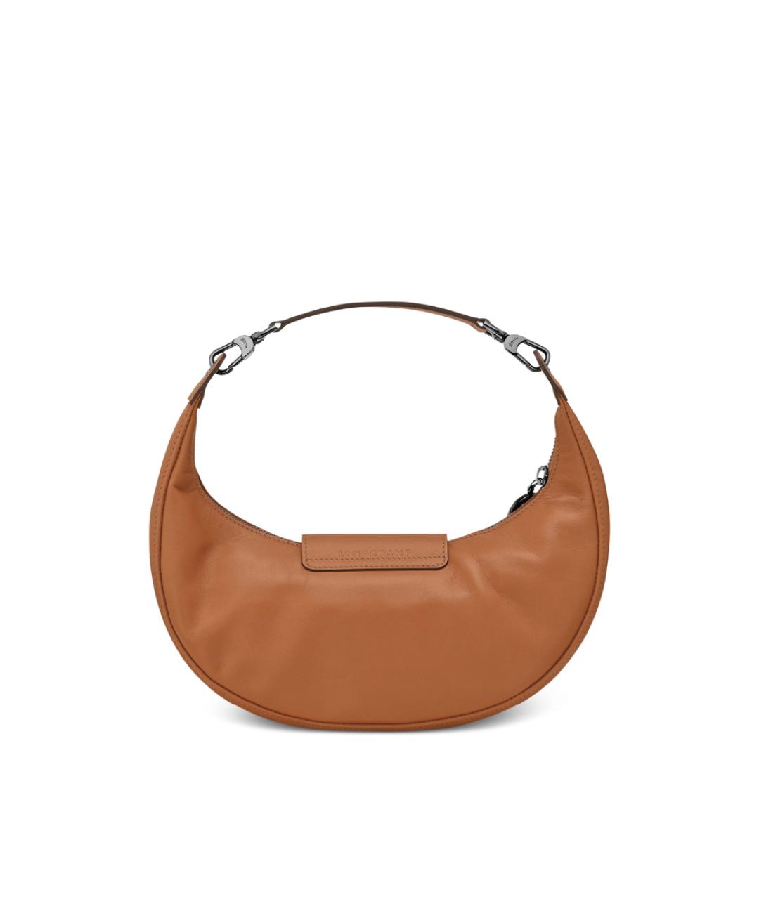 LONGCHAMP Коричневая кожаная сумка через плечо, фото 2