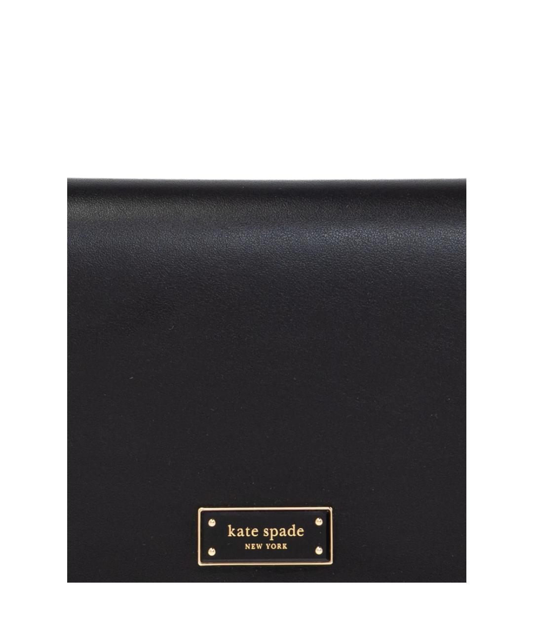 KATE SPADE Черная кожаная сумка через плечо, фото 2
