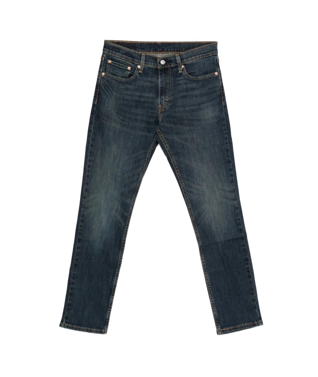 LEVI'S Синие хлопковые прямые джинсы, фото 1