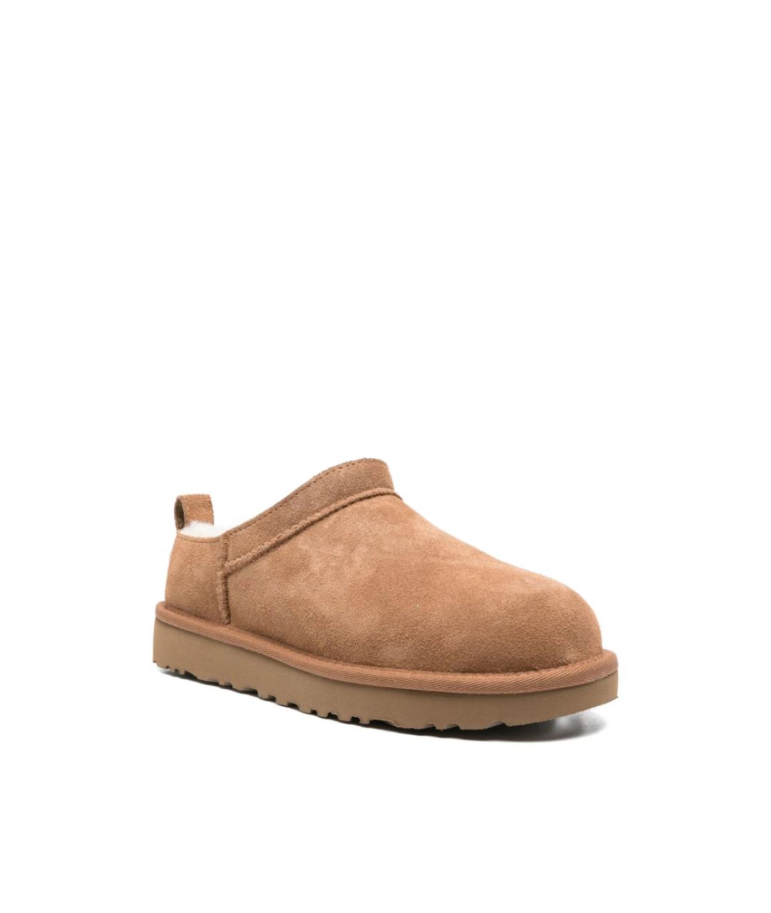 UGG Бежевые замшевые мюли, фото 4